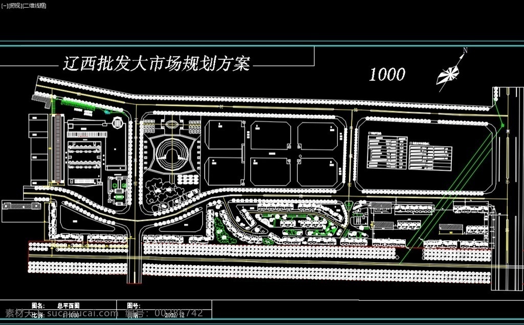 辽西 农贸 批发大市场 总平面 农贸市场 自由市场 农副产品 自由买卖 土特产 农产品 赶集 零售 食品 菜篮子 蔬菜 瓜果 水产品 禽蛋 肉类 粮油 豆制品 熟食 调味品 城乡居民 农改超 卖菜 菜市场 摊位 摊贩 集市 租金 档位 cad 环境设计 建筑设计 dwg