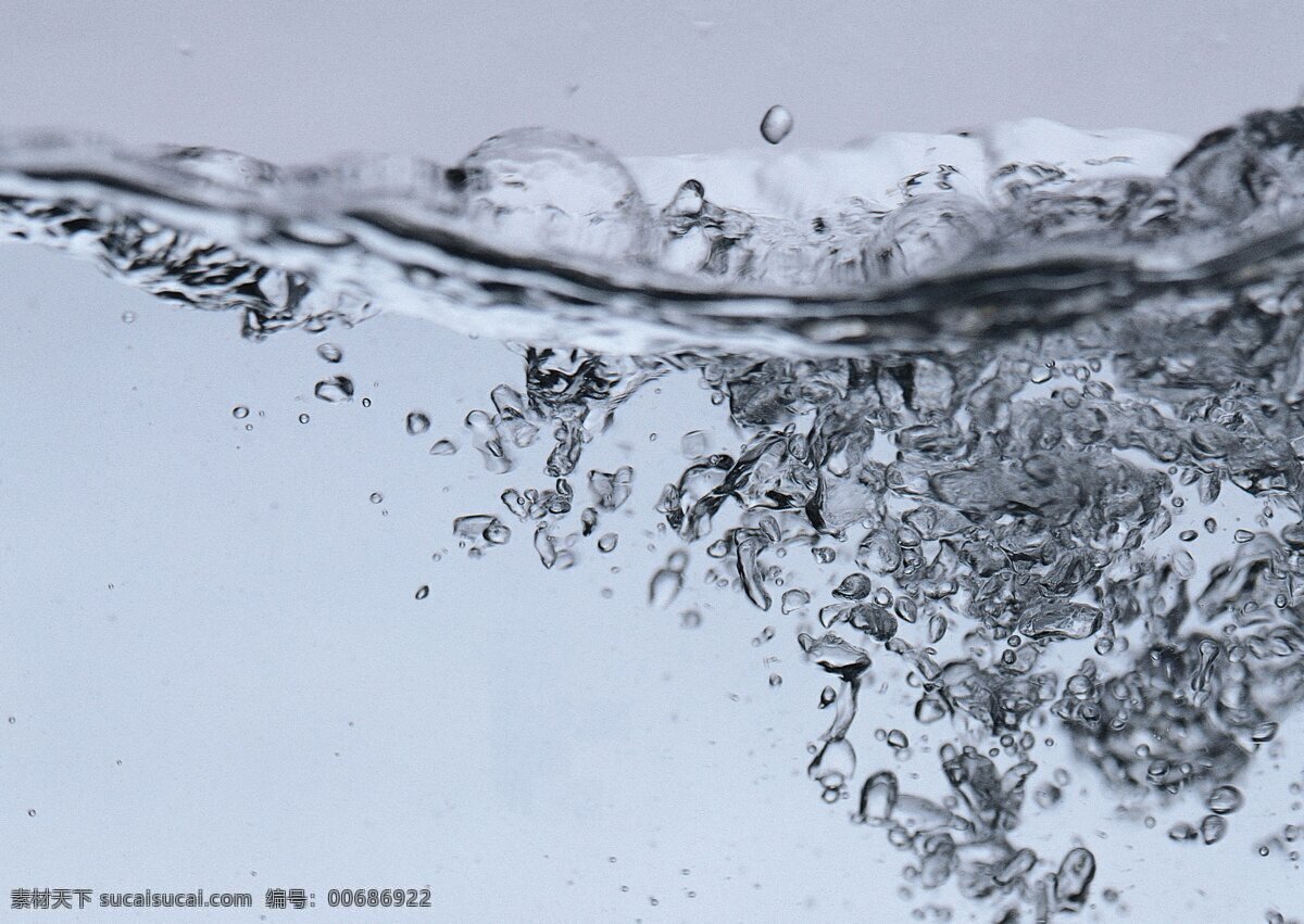 汽水水泡气泡 汽水 气泡 水 蓝色