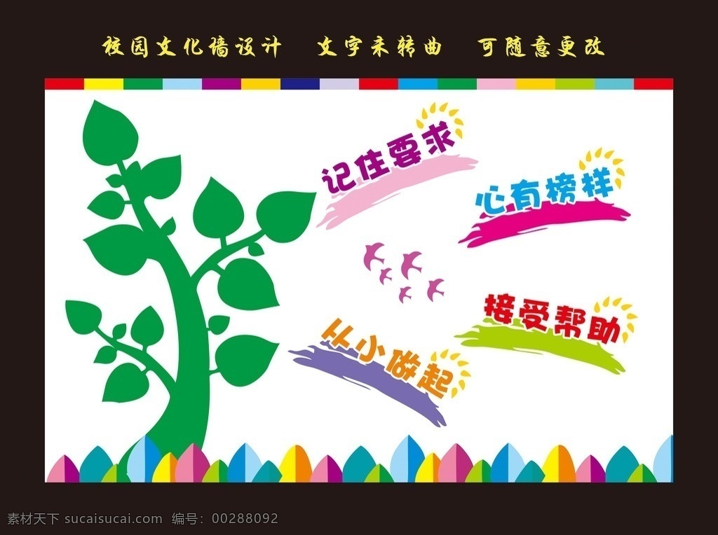 校园文化墙 从小做起 学校展板 教育 学校宣传 学校 文化墙 形象墙 园文化墙 学校文化墙 学校文化 校园文化 文化墙设计 中学文化墙 小学文化墙 背景墙设计