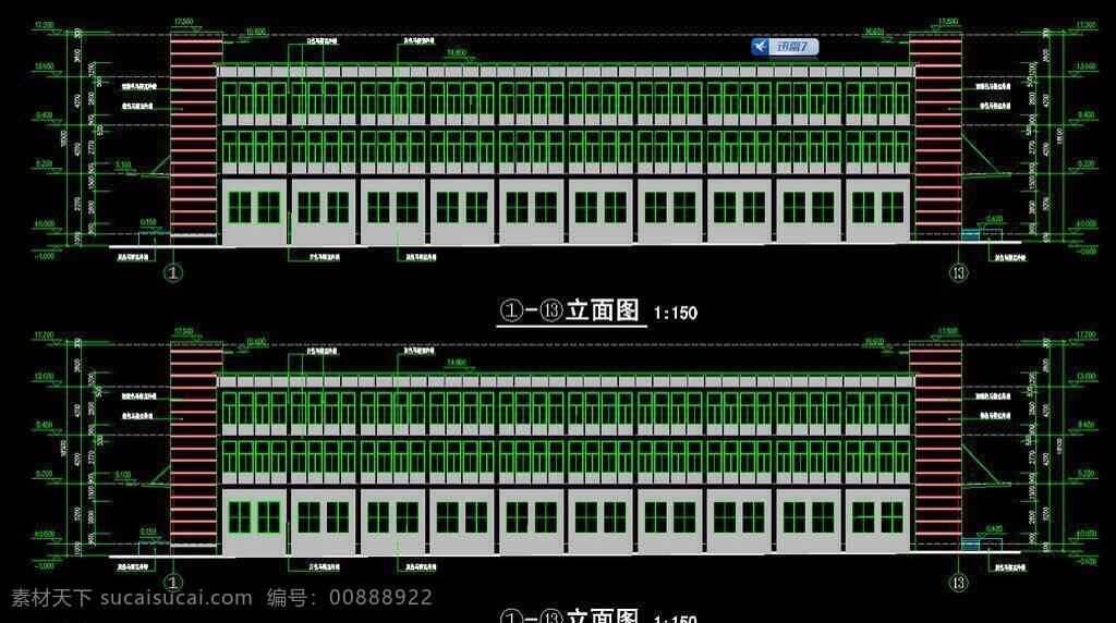 cad 厂房 厂区 工业园区 环境设计 建筑设计 平面图 企业 施工图 室内设计 b1b2 型 立 剖面 dwg 图纸 装修 装饰 规划区 福永镇 凤凰村 三 图 源文件 cad素材 室内图纸