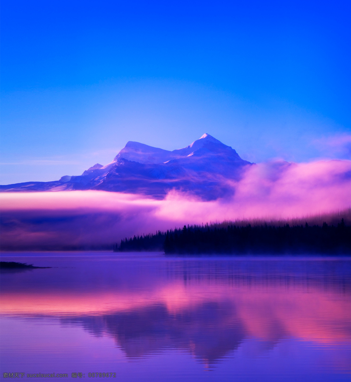 雪山湖面 雪山 湖面 倒影 天空 白云 摄影专辑 自然景观 自然风景