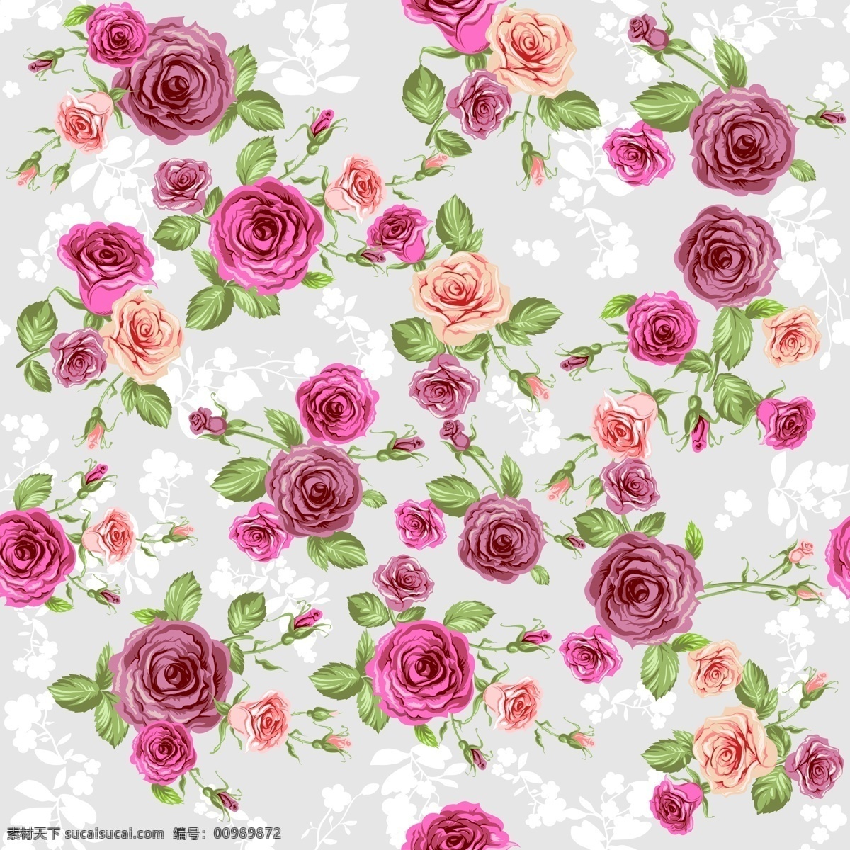 创造性 玫瑰 图案 图形 矢量 模式 矢量花朵 玫瑰图案 psd玫瑰 矢量图 其他矢量图