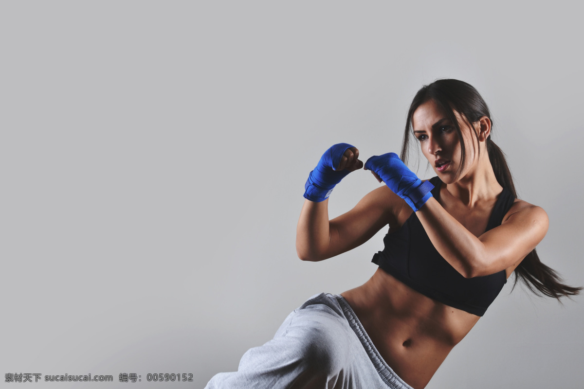 打拳 击 健身 美女图片 拳击 美女 女性 运动 人物 美容健身 生活百科
