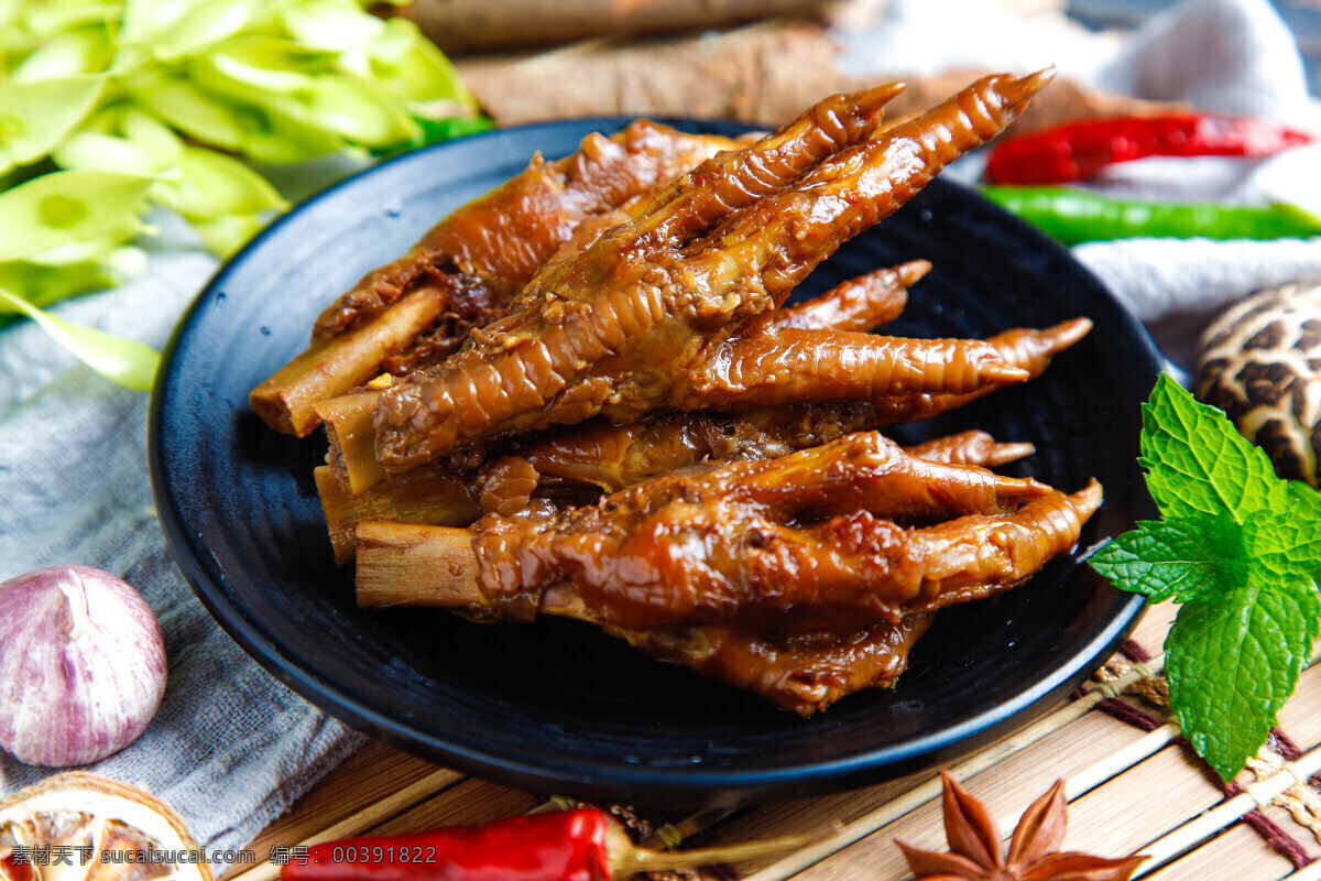 卤鸡爪 鸡爪 卤凤爪 美食 美味 舌尖美食 中华美食 传统美食 餐饮美食