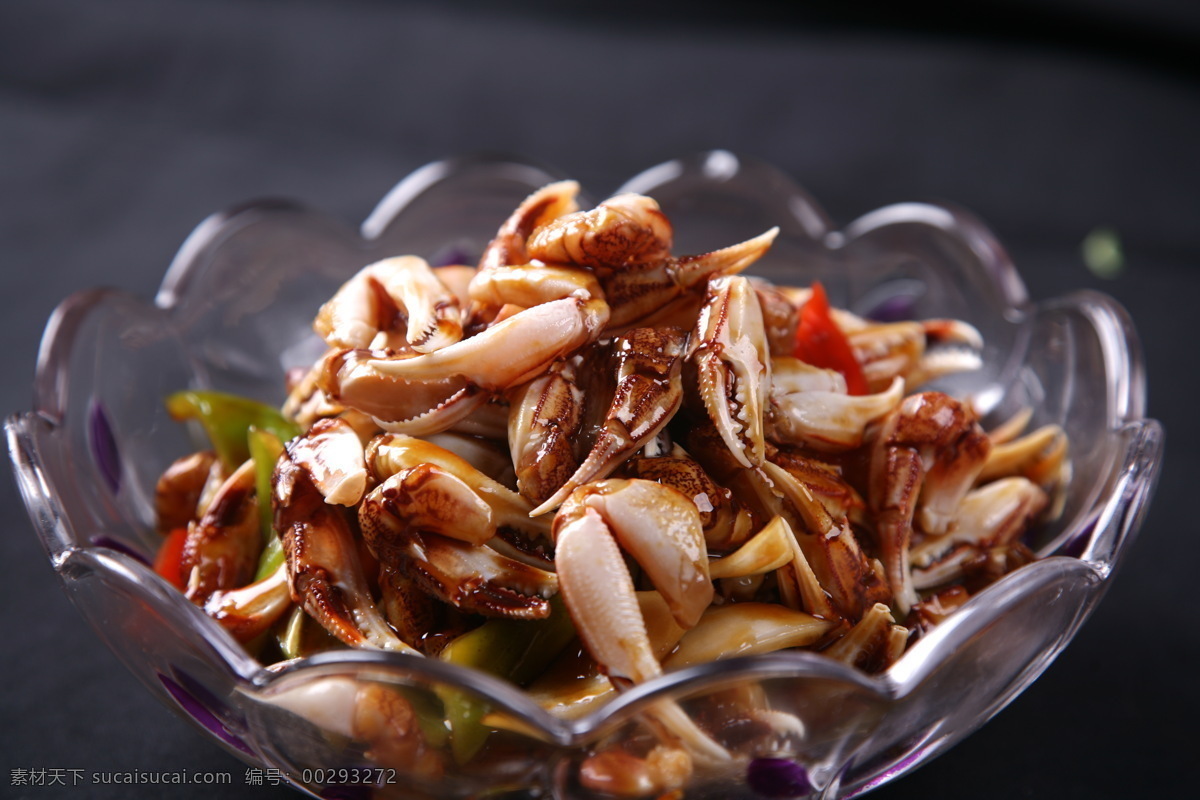 一品蟹钳 螃蟹 海鲜 海蟹 蟹钳 蟹爪 老醋 凉拌 醋 酸辣 川菜 粤菜 鲁菜 湘菜 凉菜 河蟹 美食 美味 开胃 小米椒 餐饮美食 传统美食