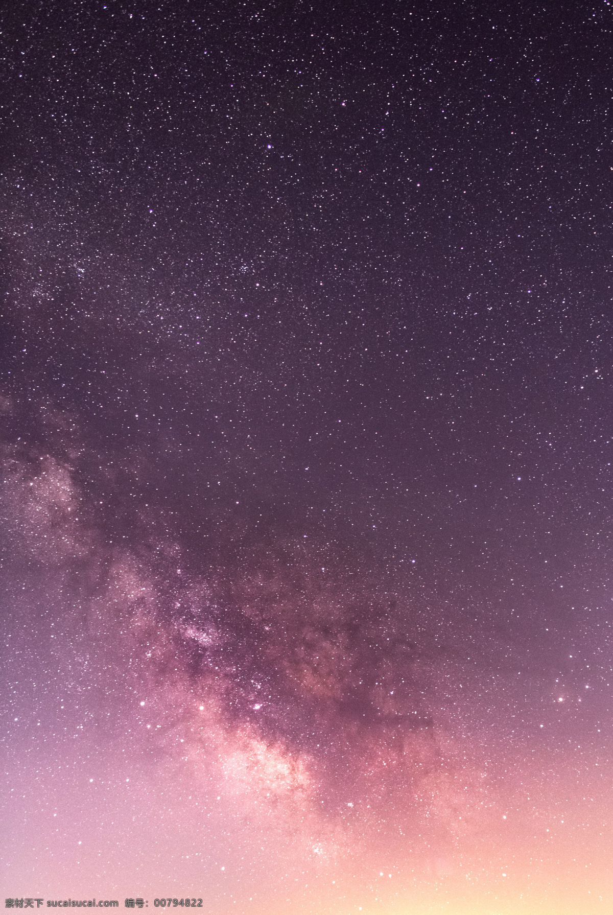 梦幻星空 梦幻 星空 紫粉色 云彩 夜空 自然景观 自然风光
