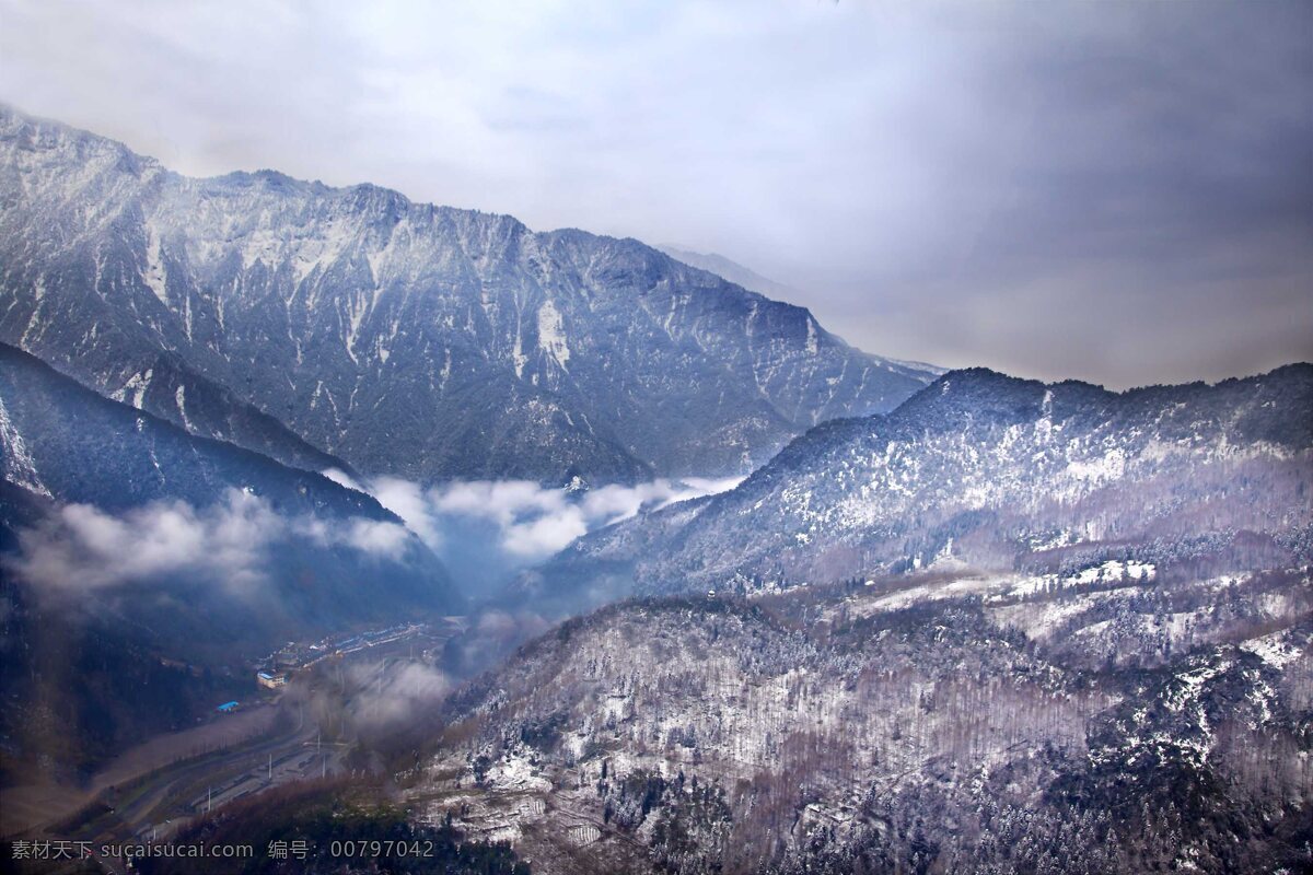 四川省 成都市 西岭 雪山 风景 高清 四川 成都 西岭雪山 自然景观 自然风景