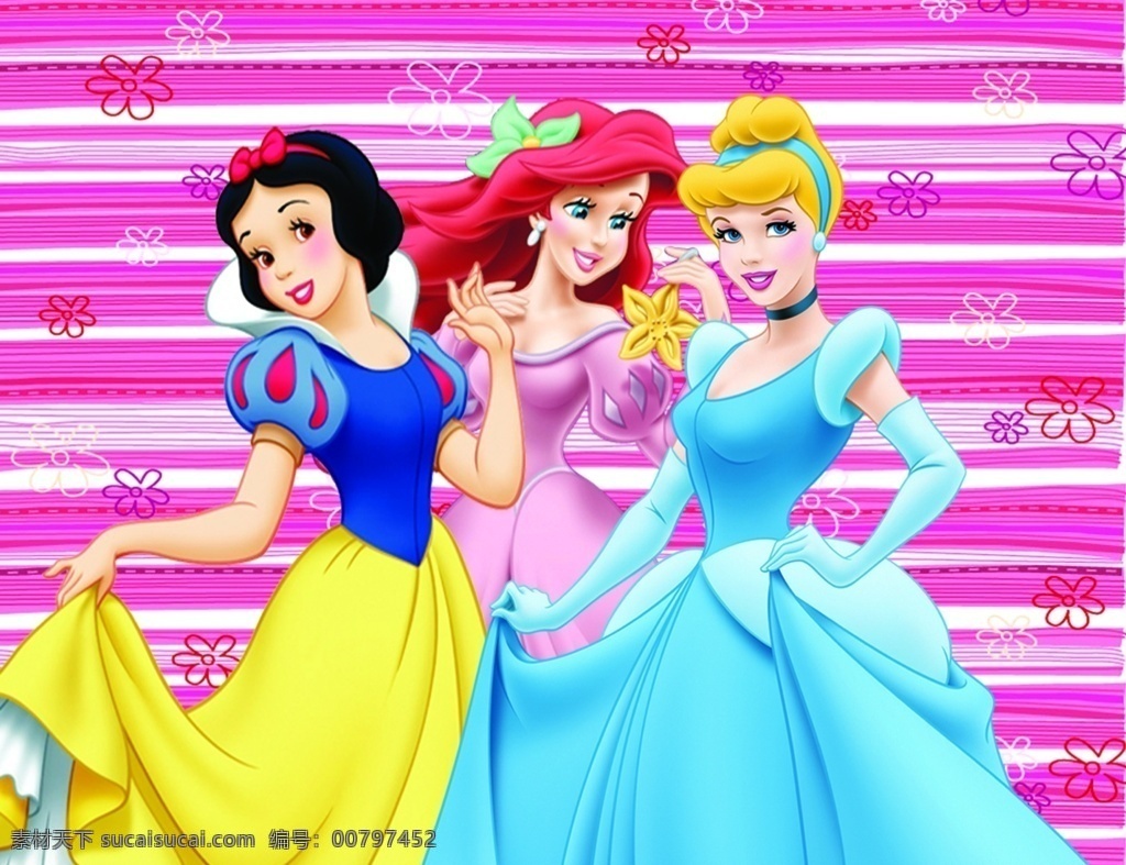 princess 公主系列 分层 ai源文件 crd源文件 卡通动物 源文件