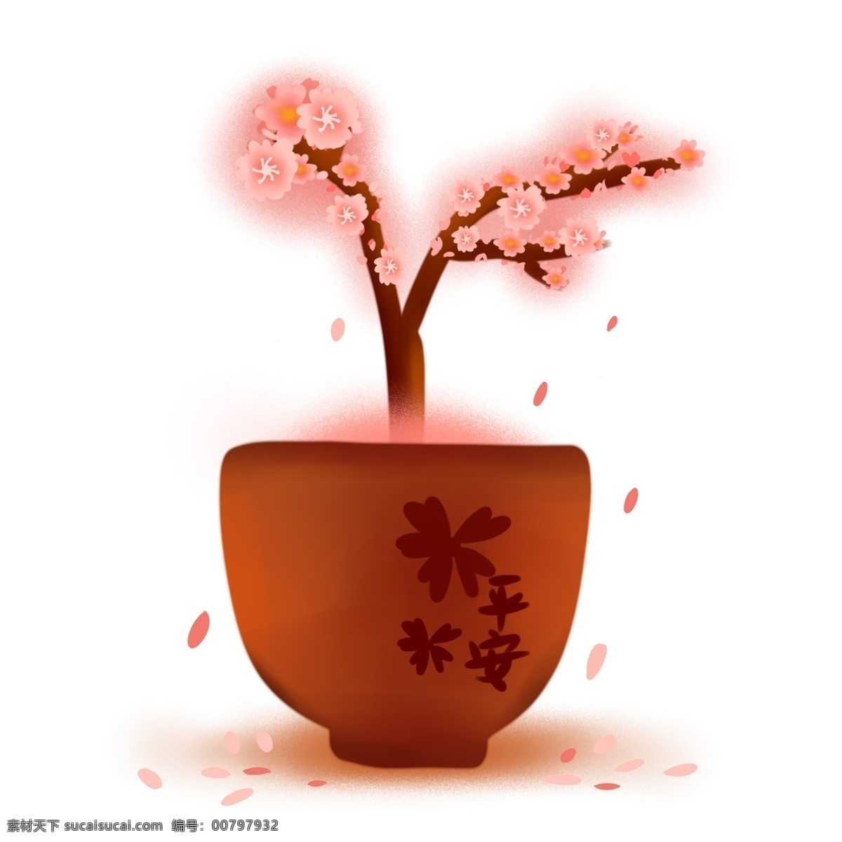 樱花 树苗 盆栽 日本 日式 樱花季 粉色 祈福 平安 花语 纯洁 古典 三月 春天