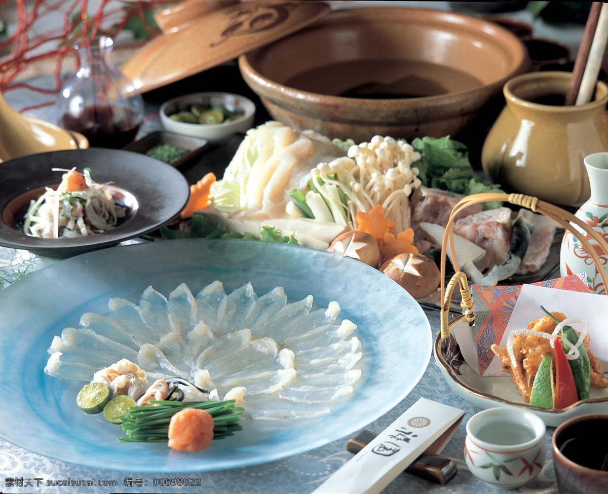 河豚料理 生鱼片 美食 河豚 鱼 鲜 风味美食 特色美食 传统美食 餐饮美食
