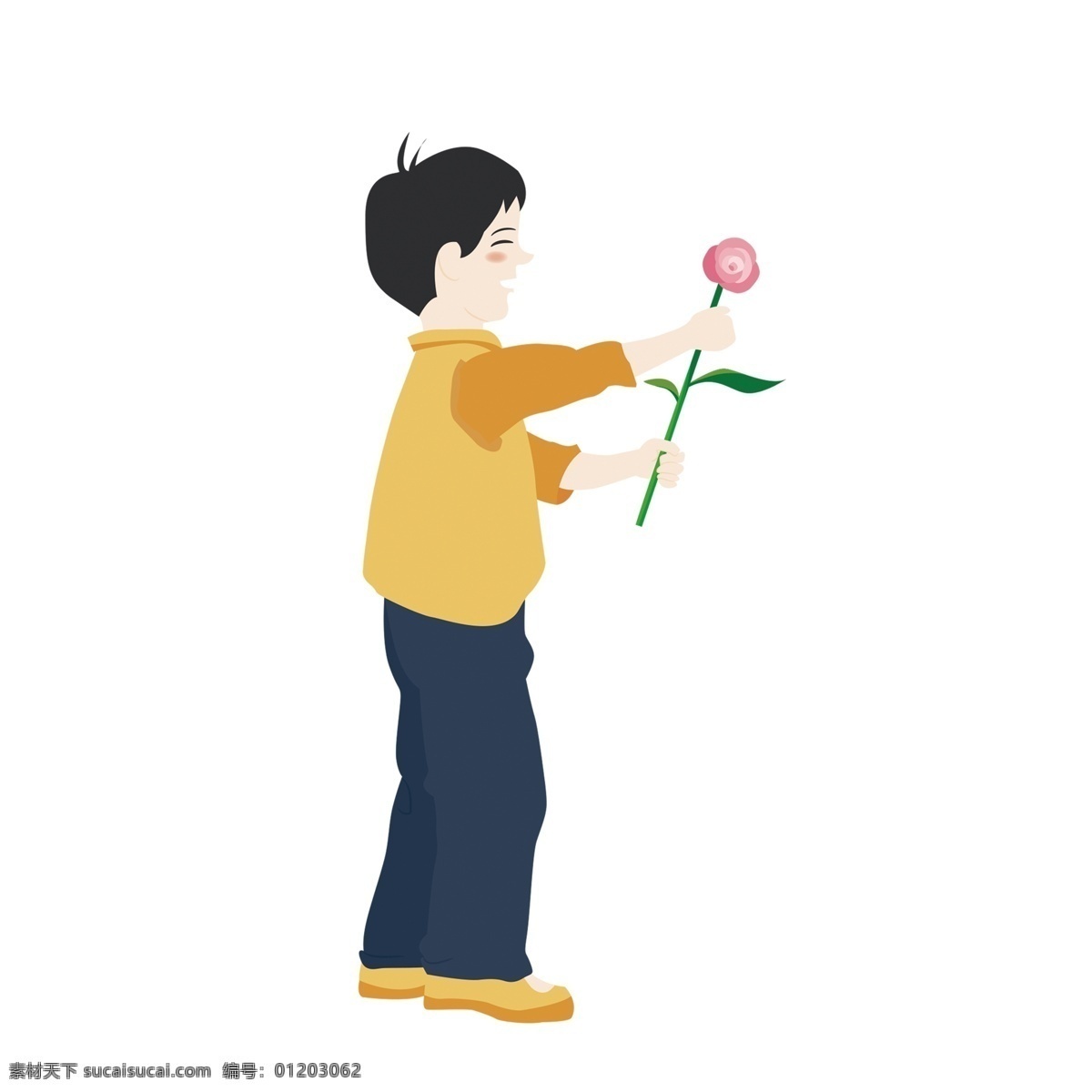 一个男孩 男孩 帅气 小朋友