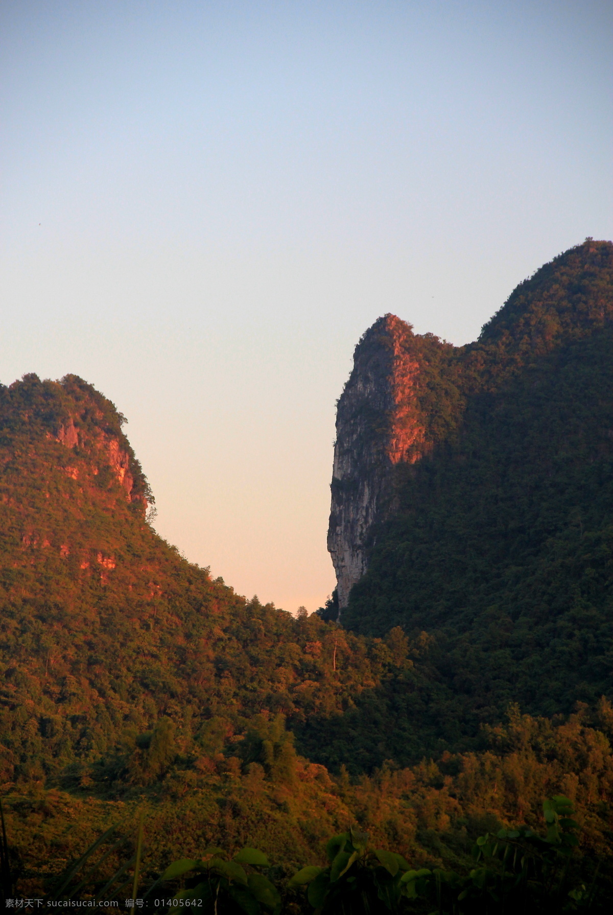 夕阳佛嘴 广西 风光 风景 通灵 大峡谷 自然风光 德天 瀑布 山水 广西风景 自然风景 旅游摄影