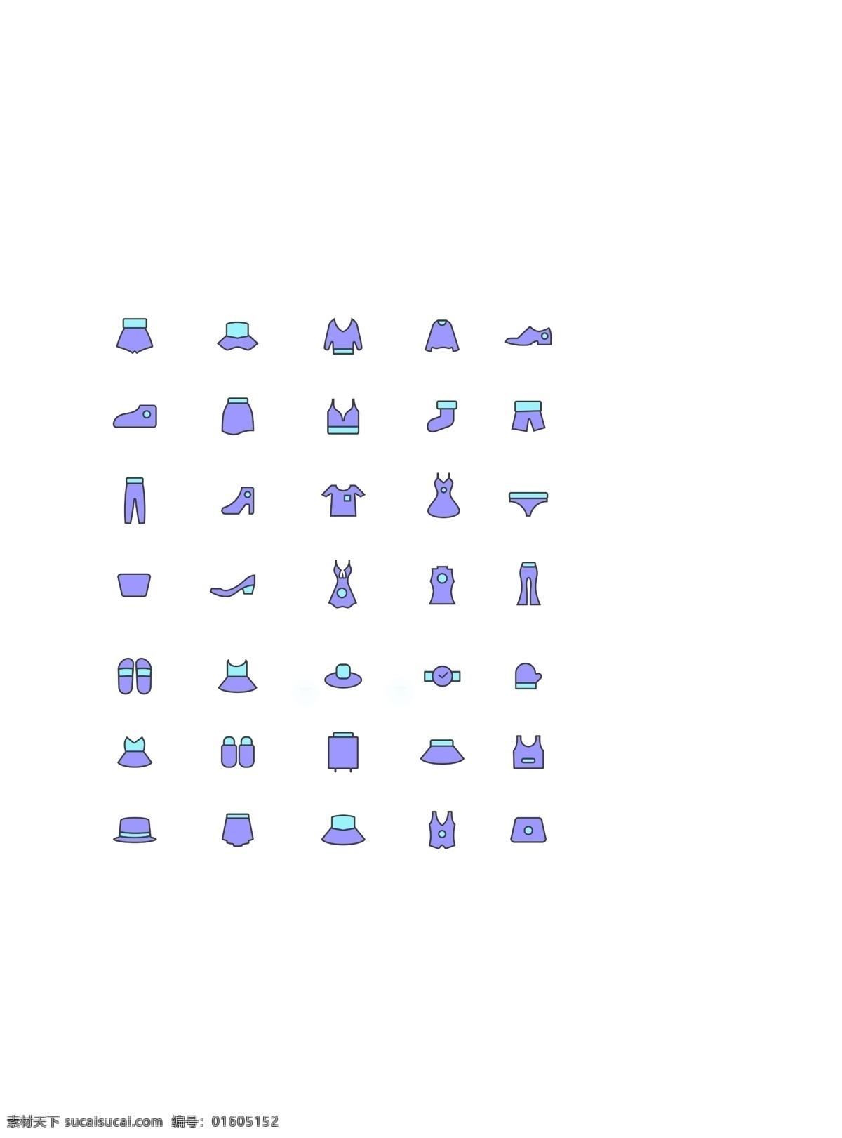 衣服 紫色 icon 大全 图标 穿戴