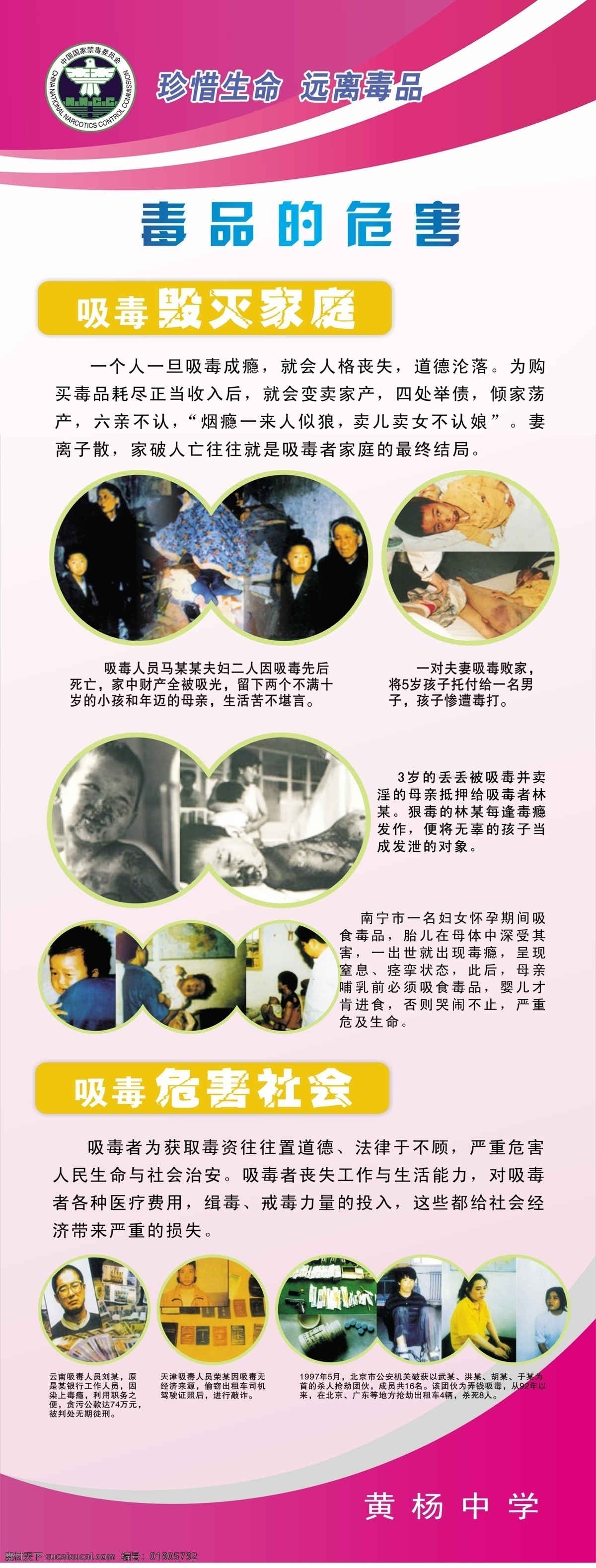 禁毒展板 禁毒挂图 毒品的危害 禁毒 吸毒危害社会 吸毒危害家庭 什么是毒品 毒品的种类 新型毒品 室外广告设计