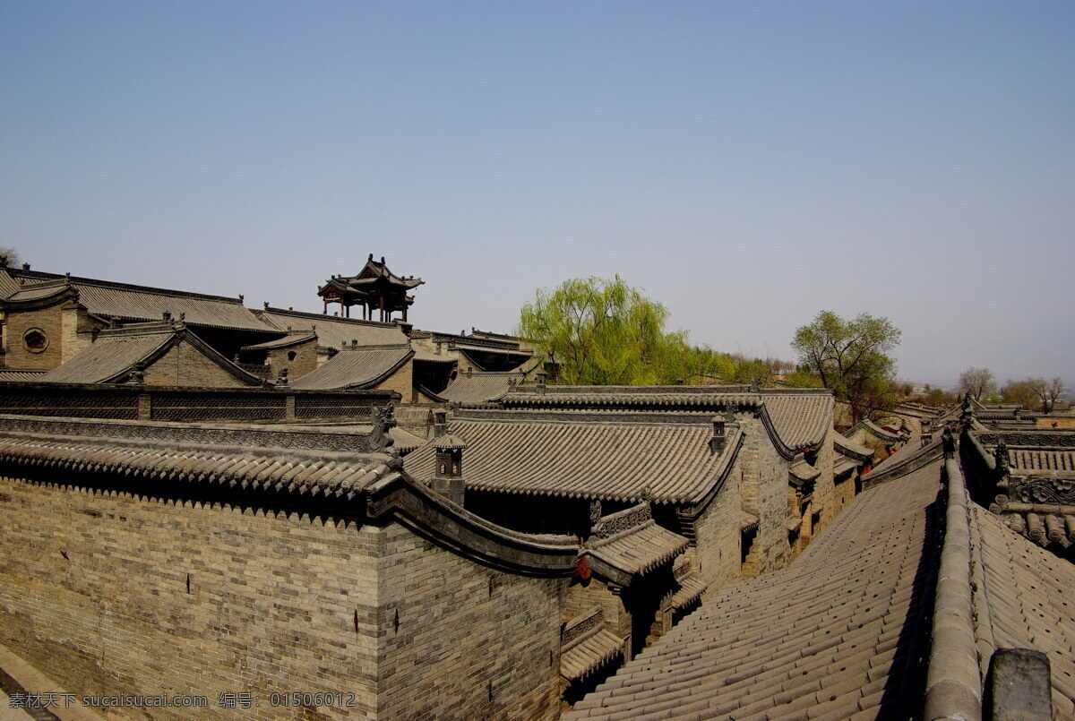 山西王家大院 山西 晋商 王家大院 屋檐 屋顶 古建 古建筑 房顶 院落 古代建筑 园林建筑 建筑园林