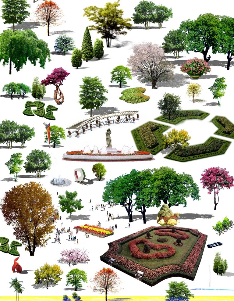 景观素材 建筑效果图 鸟瞰素材 鸟瞰 园林 绿化 爬藤 小花木 喷泉 鸟瞰人 拼花 背景植物群 植物后期素材 草坪 花圃 花集合 后期处理 盆花 花盆 景观后期贴图 飞鸟 假山 广告牌 太阳伞 园林小品 分层 源文件 鸟瞰配景集 psd分层 分层素材 花素材 花分层 柳树 树后期贴图 花卉 高精 花 配景 树木 人