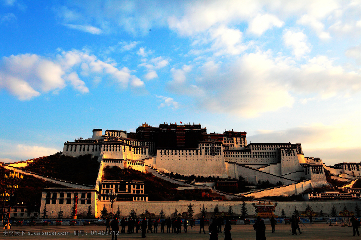 布达拉宫 风光 风景 建筑 西藏 宫殿 西藏风景 旅游摄影 人文景观