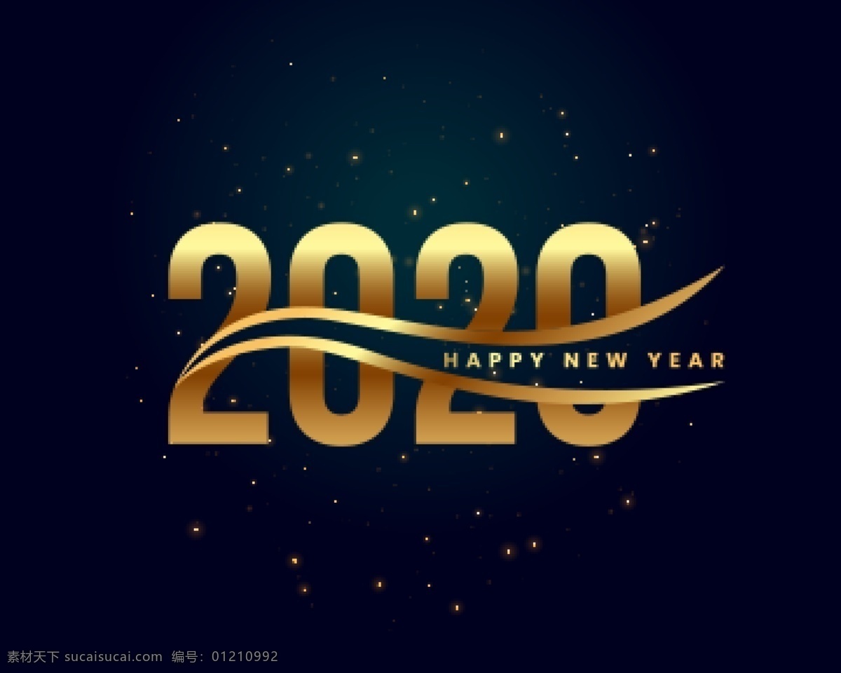 创意 2020 新年 快乐 金色 背景 日历 冬天 聚会 高兴的 事件 金光 创意性 新的 十二月 庆贺 日期 年 喜庆 季节 问候 新年快乐 散装 分层
