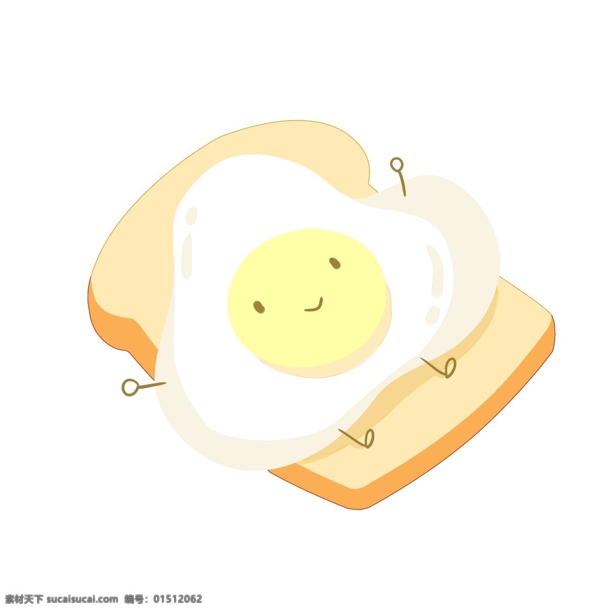 黄色面包鸡蛋 鸡蛋 营养 早餐