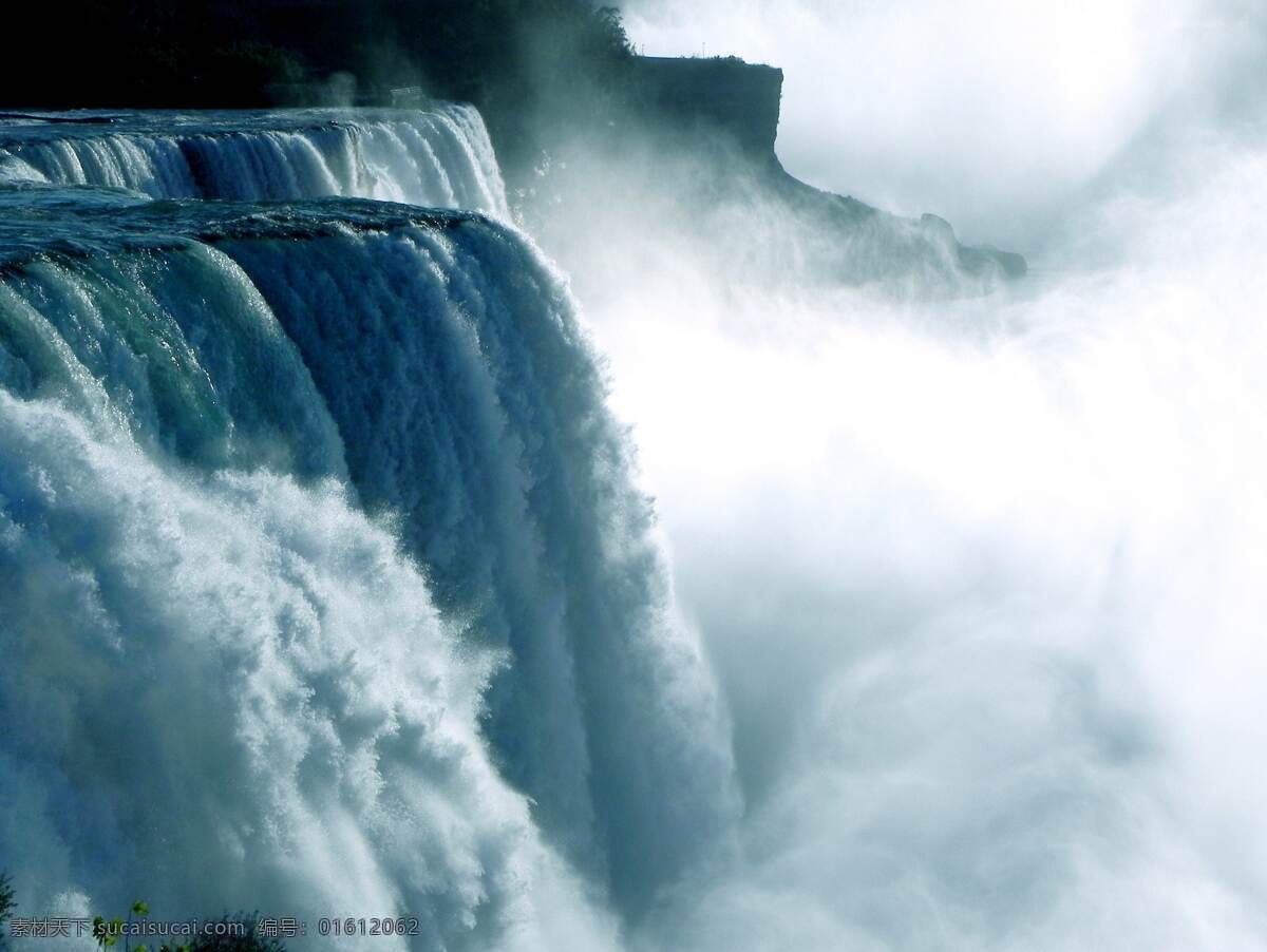 壮观的瀑布 瀑布 山涧瀑布 山涧溪流 溪谷 山谷 山水 自然景观 山水风景
