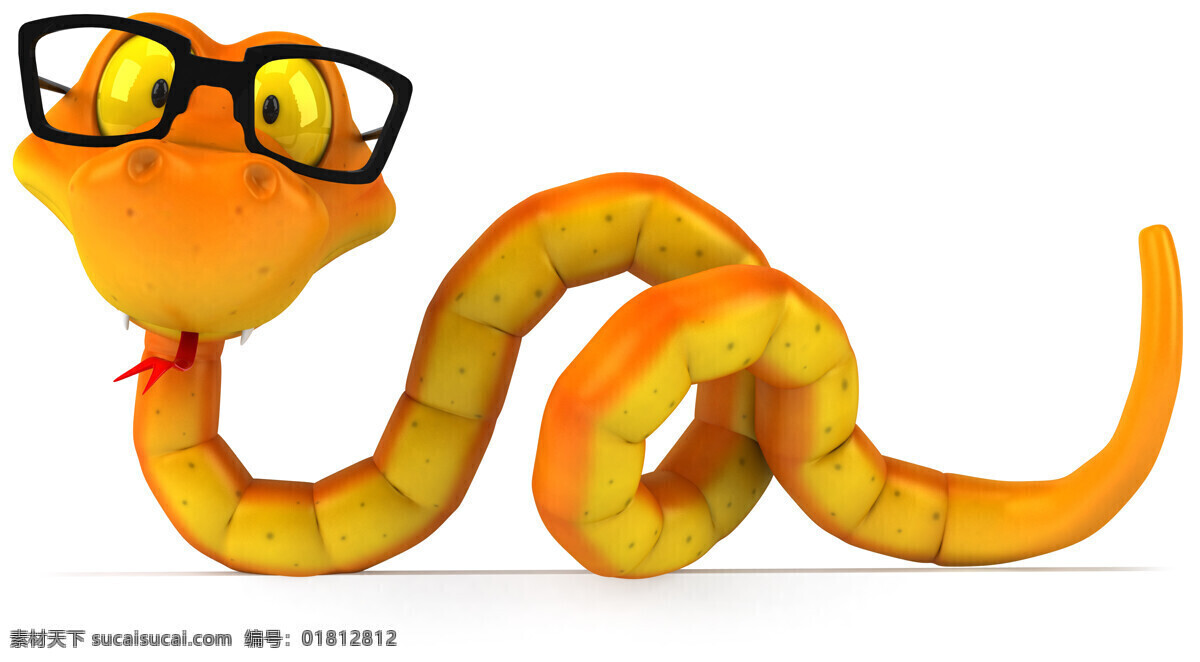 眼镜蛇 动物 卡通蛇 蛇