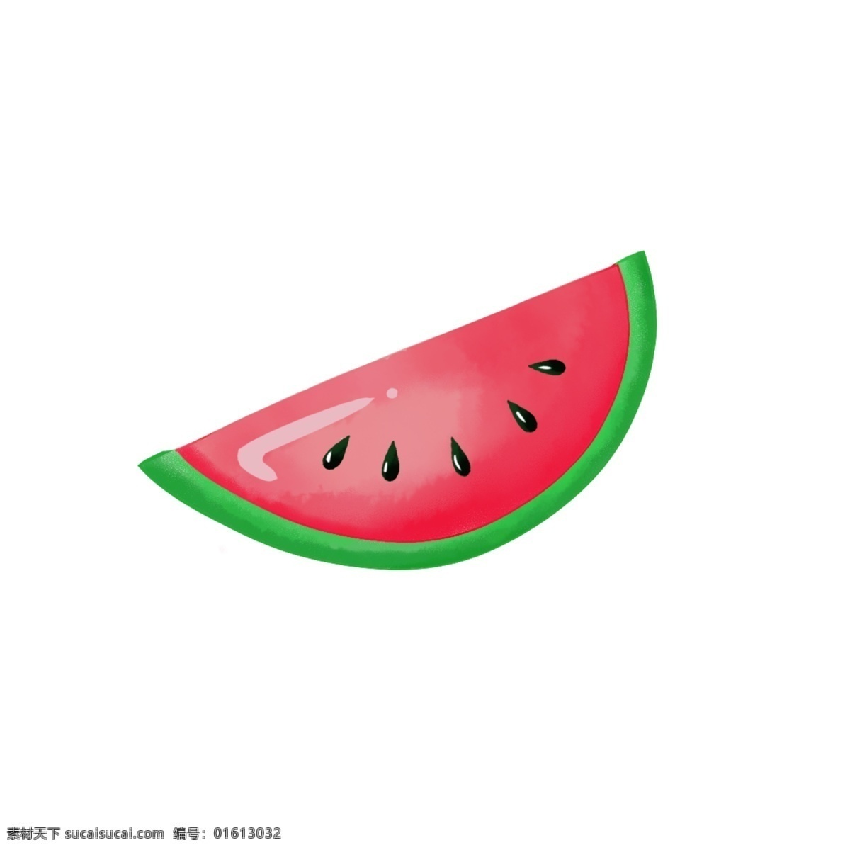 夏日 红色 西瓜 元素 清凉 夏天