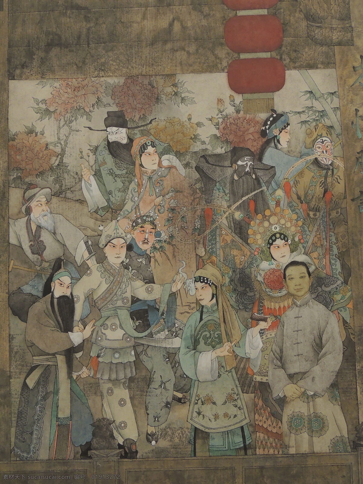 花旦 怀旧 绘画书法 京剧 脸谱 文化艺术 戏曲 梅韵兰芳局部 梅韵兰芳 群英谱 武生 小生 丑角 梅兰芳 舞台艺术 油画 家居装饰素材