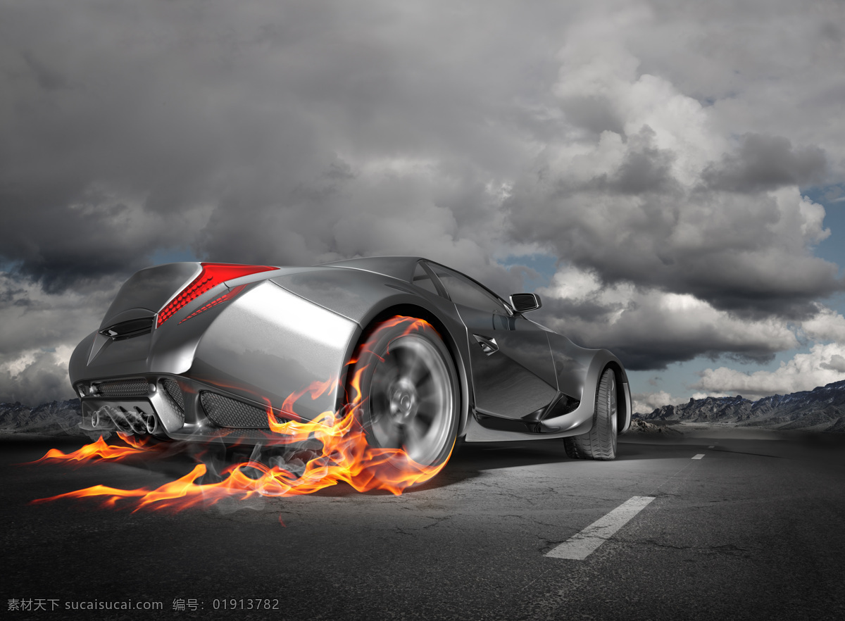 火焰 轿车 火势 火苗 火焰汽车 火焰轿车 火焰跑车 公路 创意 火焰图片 生活百科