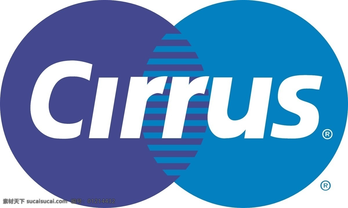 cirrus 标志 白色