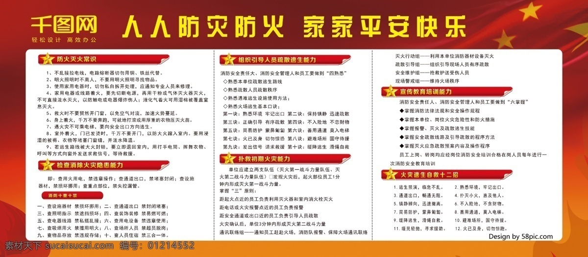 消防 安全 内容 展板 火灾 防灾 防火防灾 平安 文明健康