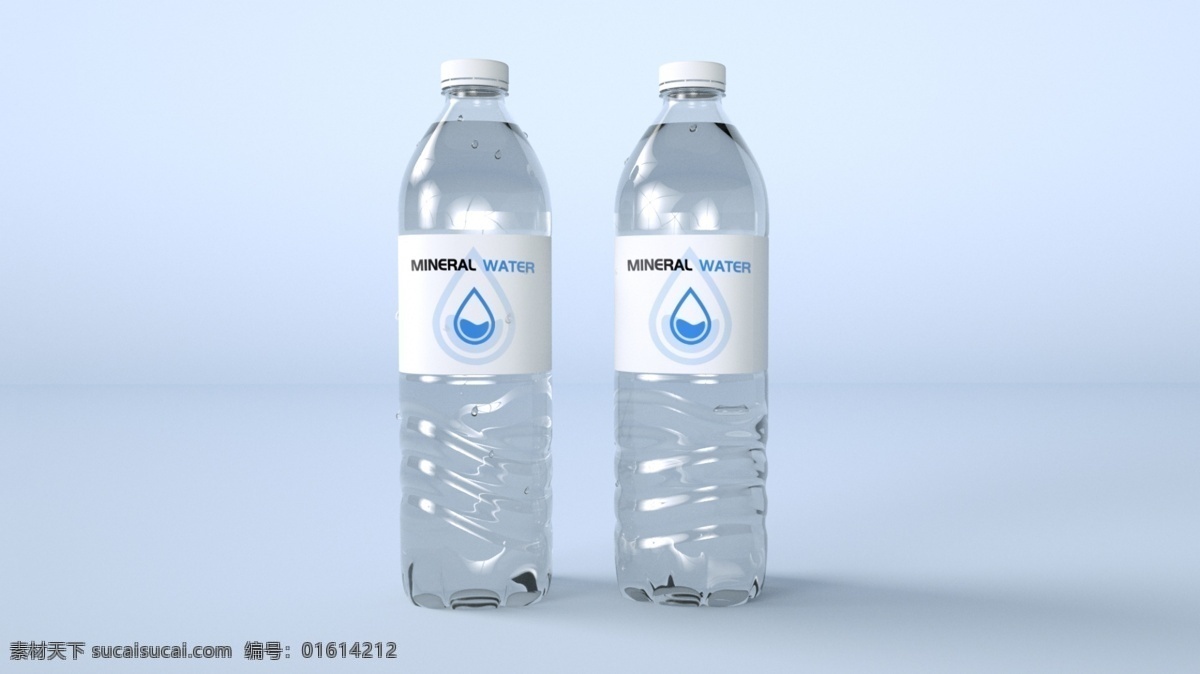 矿泉水 瓶子 样机 装满 水带 水珠 logo样机 logo 塑料瓶