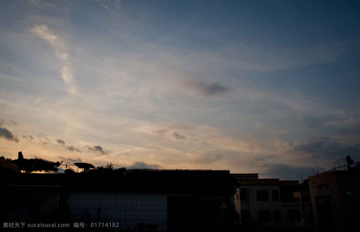 天空 黄昏 剪影 日落 自然风光 自然风景 自然景观 psd源文件