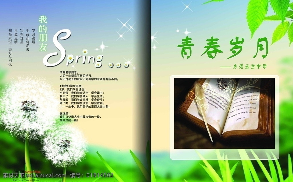 青春 岁月 纪念册 封面 毕业 毕业纪念册 青春岁月 模版 画册模板 画册设计 广告设计模板 源文件 平面设计 分层