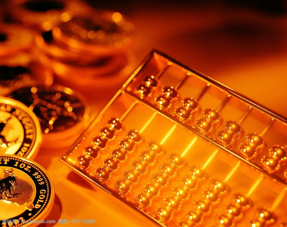 金币 金 算盘 金融货币 钱 金钱 财富 黄金 金子 金算盘 商务金融