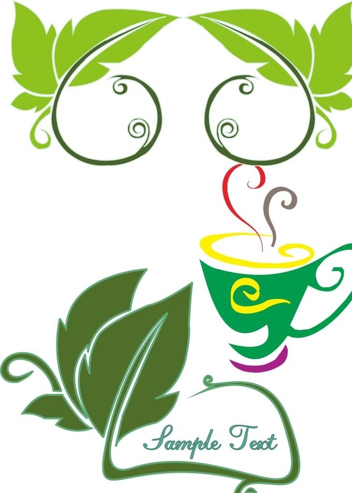 创意茶杯 茶杯 共享 广告 创意