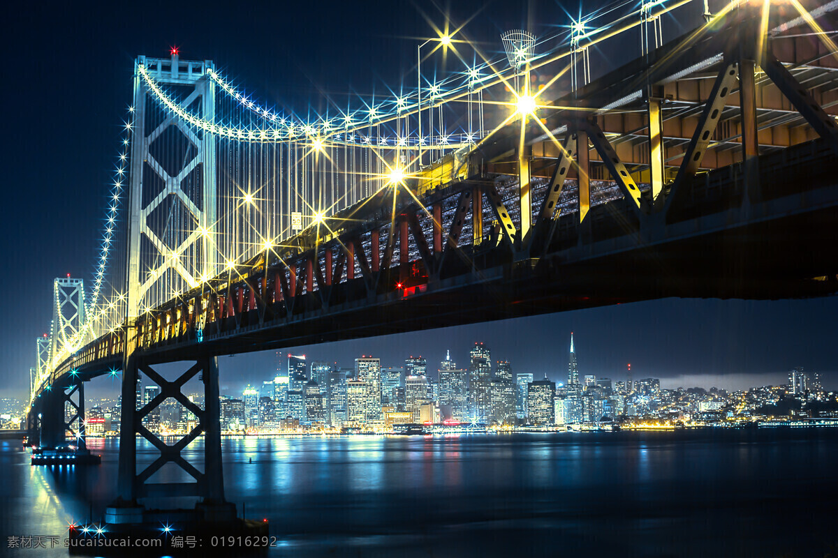 旧金山 海湾大桥 美国 加州 海湾 大桥 夜景 天际线 城市 城市灯光 电桥 架构 灯光 夜晚 城市景观 建筑摄影 建筑园林