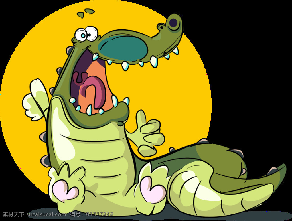 大 鳄鱼 微笑 大鳄鱼的微笑 插画集