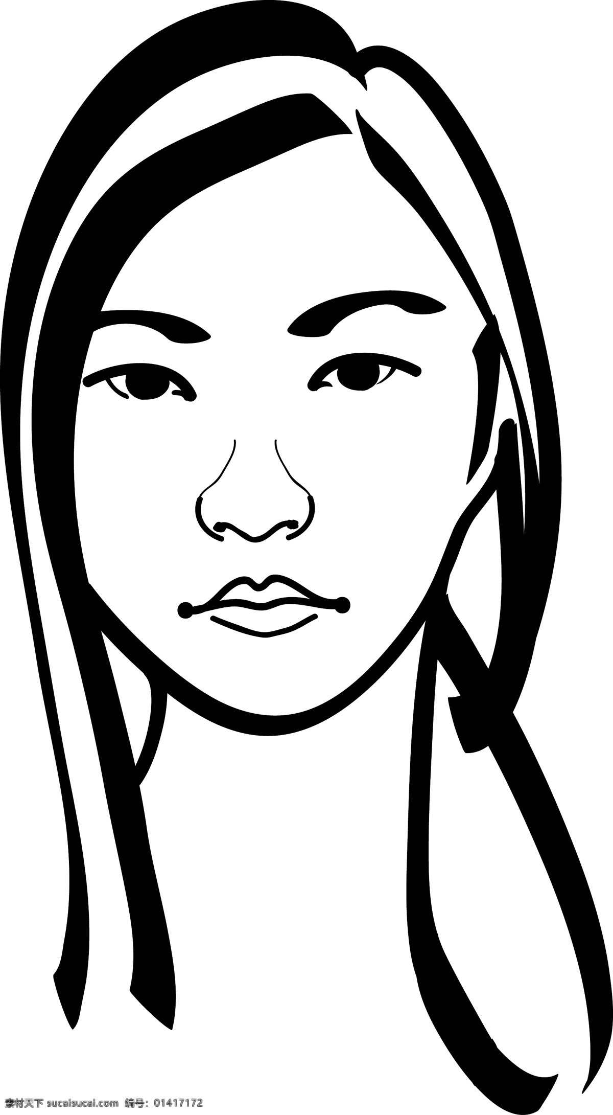 妇女女性 黑白 人物 矢量人物 中 國 女性 矢量 模板下载 中國女性 線條 東方女性 插画 类 肖像画 插画集