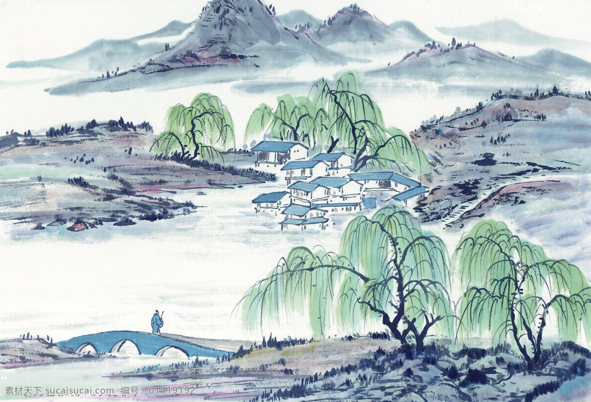 中华 艺术 绘画 古画 山水画 壮丽 河山 中国 古代 传统绘画艺术 美术绘画 名画欣赏 水彩画 水墨画 文化艺术