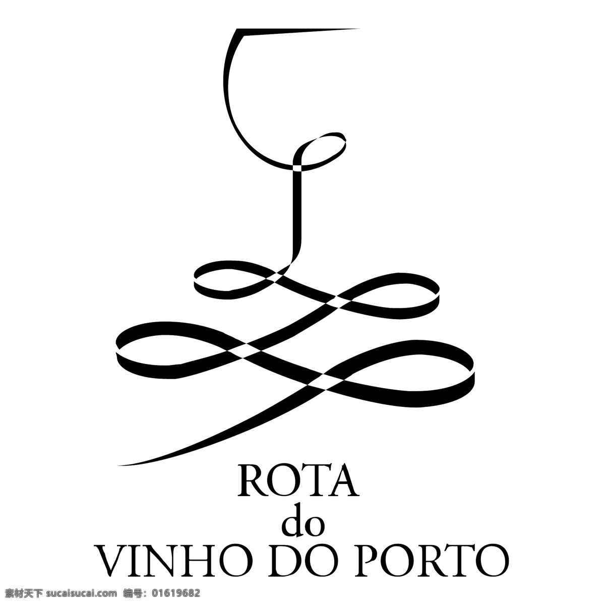 罗塔 做 vinho 波尔图 自由 旋转 标识 罗 葡萄酒 标志 白色
