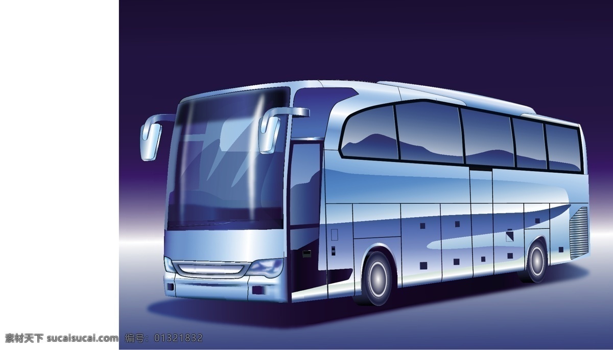 旅游 巴士 矢量 大巴车 旅游巴士 客运汽车 长途客车 矢量图 其他矢量图