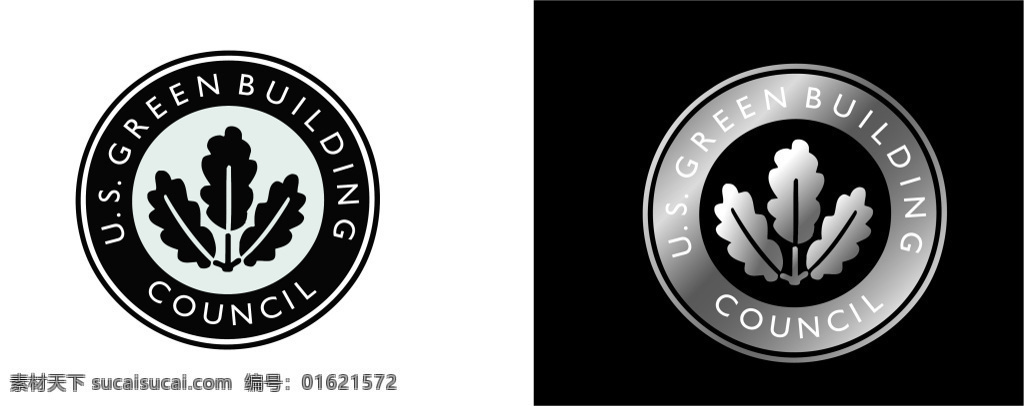 图标 树叶 logo 树叶图标 usgreen building council 银色图标