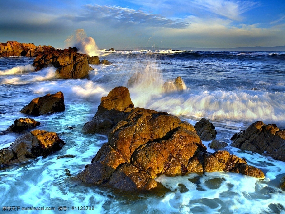 海边 风景图片 海边风景 海滩 礁石 蓝天 岩石 自然风景 自然景观 美丽 psd源文件