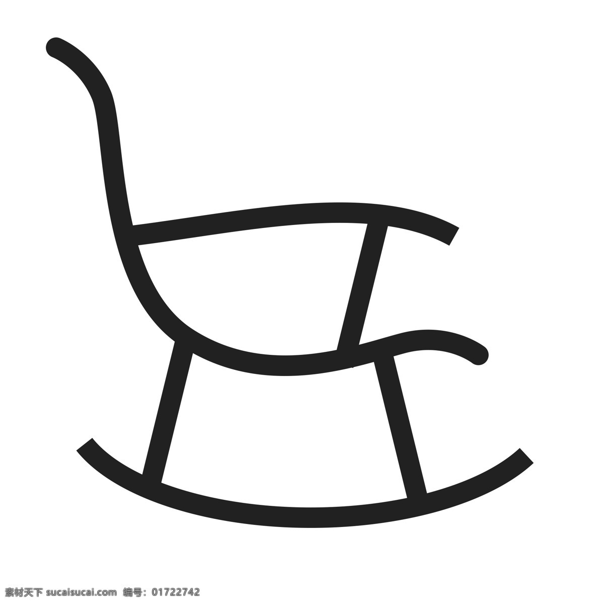 扁平化摇椅 摇椅 扁平化ui ui图标 手机图标 界面ui 网页ui h5图标