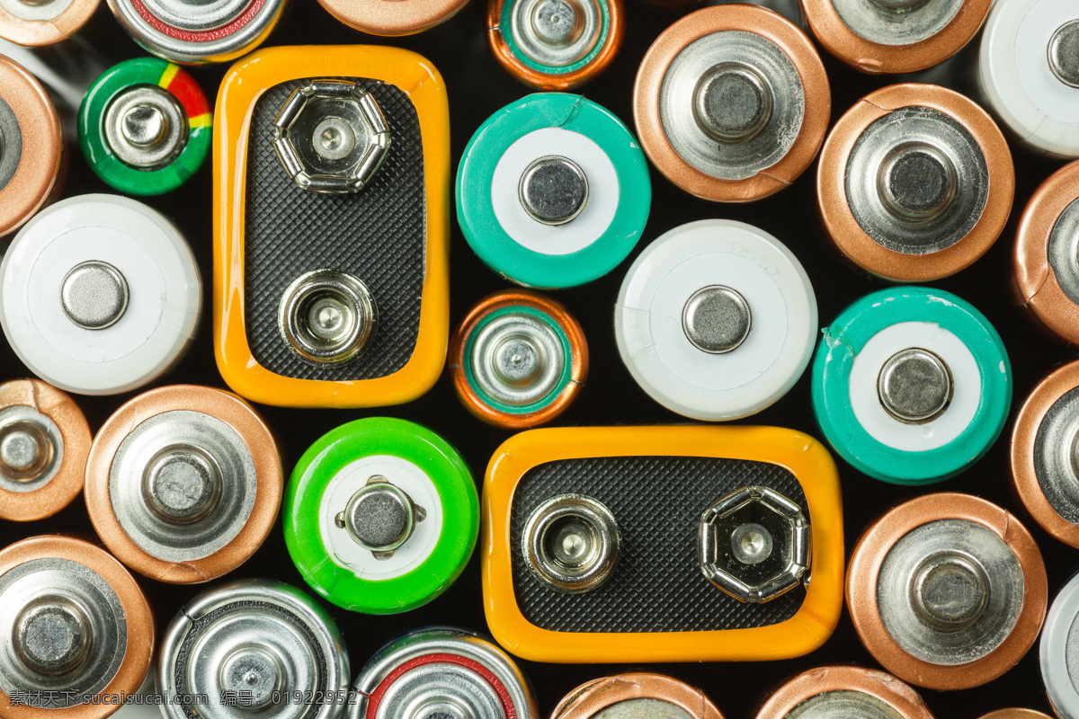 各种 类型 电池 蓄电池 干电池 电源 其他类别 生活百科 黑色