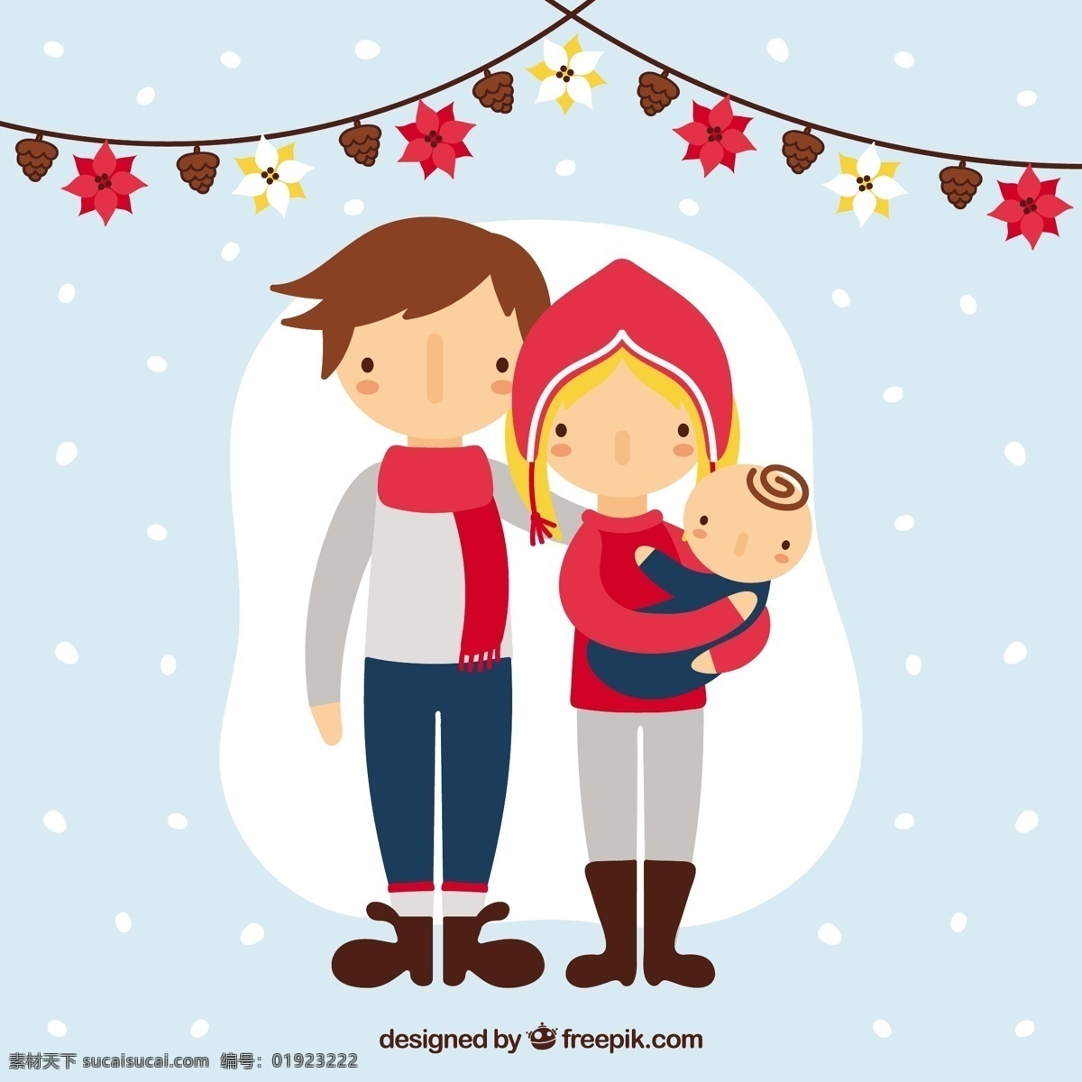 年轻 圣诞 家庭 圣诞节 人 爱情 圣诞快乐 冬天快乐 可爱 庆祝的节日 节日快乐 说明 幸福的家庭 父母关系 季节 年轻人 白色