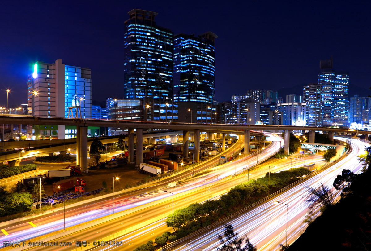 城市夜景18 繁华城市 城市夜景 城市 都市 城市风光 环境家居 黑色