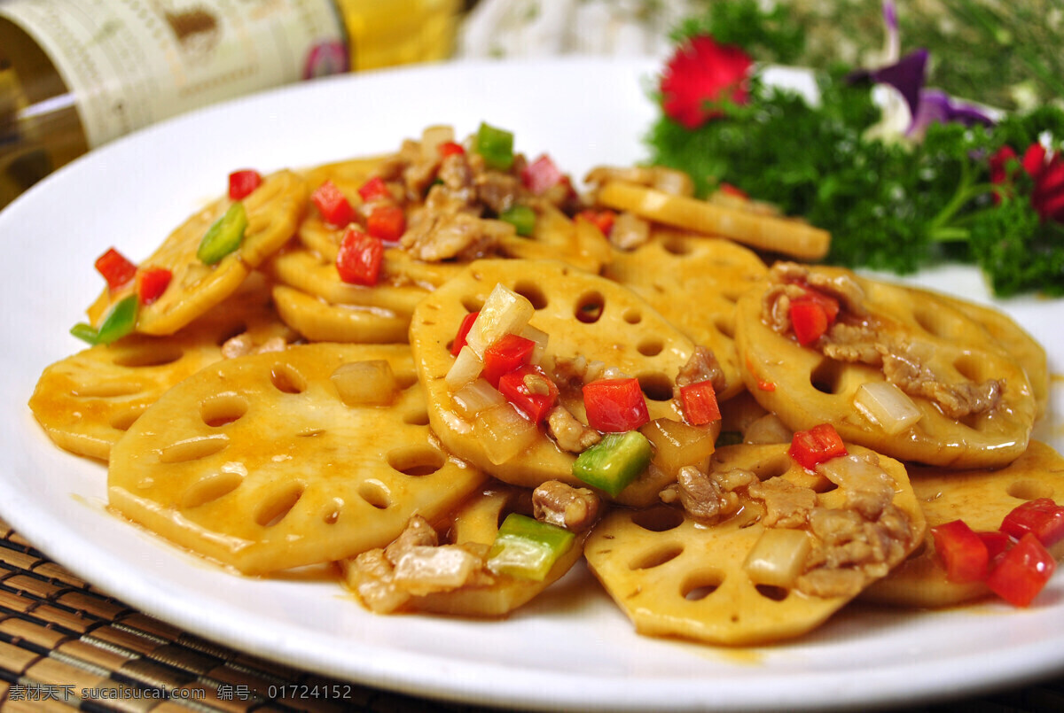 xo 酱 爆 藕 枝 片 藕片 莲藕 炒藕片 炝炒藕片 美食摄影图库 餐饮美食 传统美食