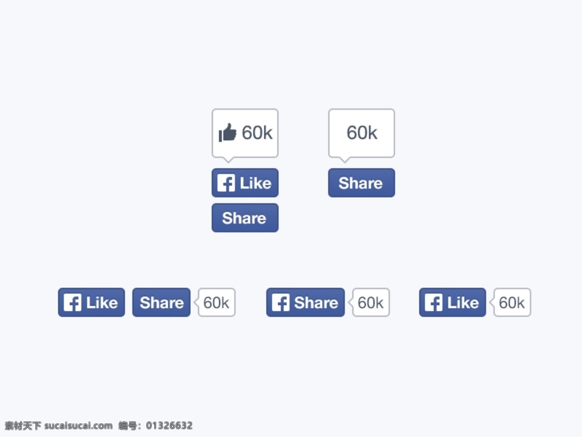 新 facebook 分享 按钮 免费 设置 用户界面 ui元素 股票 用户界面元素 矢量图