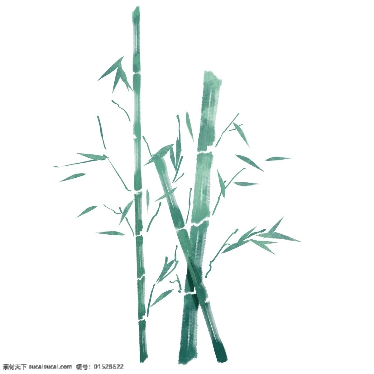 绿色 竹子 手绘 传 绿色的竹子 漂亮的竹子 手绘竹子 绿色的叶子 植物竹子 竹子装饰 竹子插画